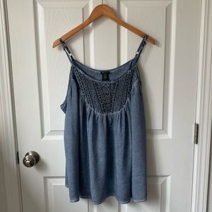 Torrid Indigo Dyed Tank